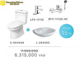 bo-combo-ban-cau-inax-c-504van-l-284v-lfv-1111s-bfv-1113s-4c