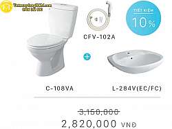 combo-ban-cau-2-khoi-inax-c-108va-l-184v-cfv-102a