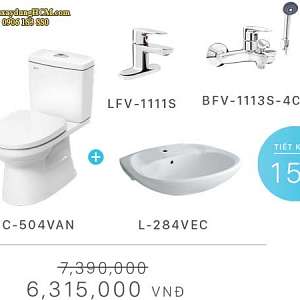 bo-combo-ban-cau-inax-c-504van-l-284v-lfv-1111s-bfv-1113s-4c