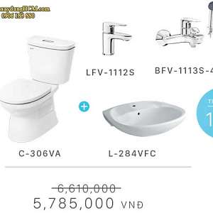 combo-tron-bo-inax-c-306va-l284-lfv-1112s-bfv-1113s-4c