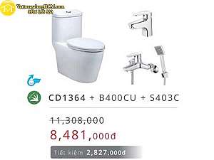 combo-bon-cau-1-khoi-caesar-cd1364-b400cu-s403c