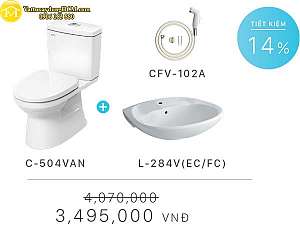 bo-combo-bon-cau-inax-c-504van-l-284v-cfv-102a