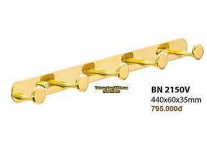 moc-treo-quan-ao-5-moc-inox-ma-vang-bn-2150v