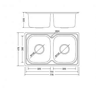 bon-rua-chen-inox-2-ngan-cao-cap-malloca-ms-1001-new