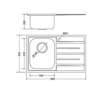 chau-rua-bat-inox-1-ho-co-ban-malloca-ms-1017-new