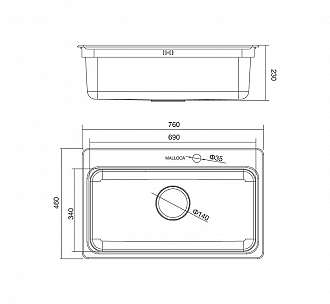 bon-rua-bat-inox-1-hoc-don-malloca-ms-1022d