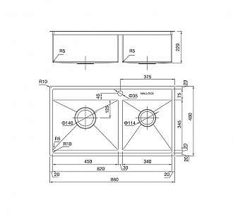 chau-rua-chen-inox-cao-cap-2-hoc-lech-malloca-ms-6304