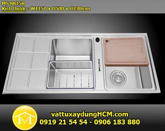 chau-rua-chen-inox-2-hoc-1-ban-malloca-ms-8815r