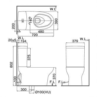 bon-cau-inax-2-khoi-c-907vn