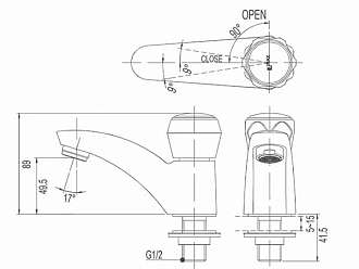 voi-chau-nuoc-lanh-inax-lfv-12a