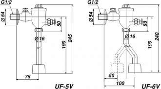 van-xa-tieu-nam-inax-uf-5v
