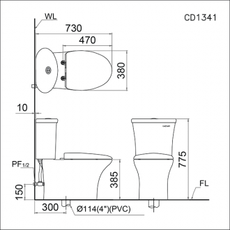 bon-cau-2-nut-nhan-nap-em-caesar-cd1341