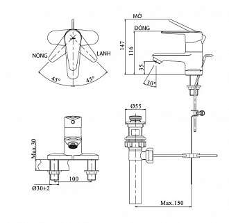 voi-lavabo-nong-lanh-inax-lfv-1101s-1