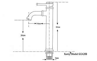 voi-lavabo-nong-lanh-dong-thau-son-den-kanly-gca20b