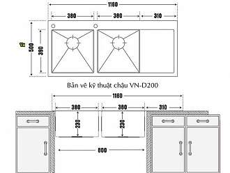 chau-rua-chen-inox-304-cao-cap-carysil-vn-d200-id-1150
