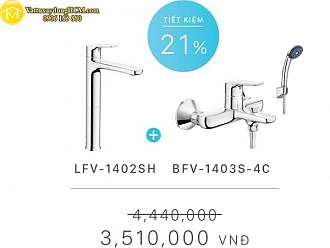 combo-voi-tam-hoa-sen-nong-lanh-inax-bfv-1403s-4c-lfv-1402sh