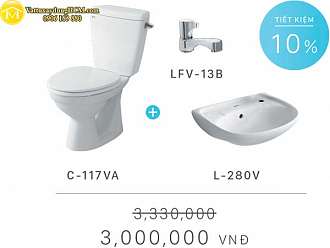 combo-ban-cau-inax-2-khoi-c-117va-l-280v-lfv-13b