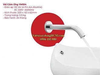voi-lavabo-lanh-cam-ung-gan-tuong-ym104