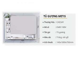 tu-guong-nhua-pvc-cao-cap-caesar-em01100v
