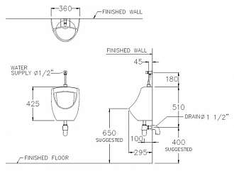 chau-tieu-nam-treo-tuong-cotto-c3080