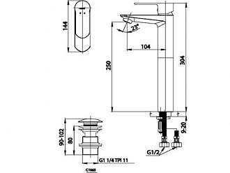 voi-chau-rua-mat-nong-lanh-than-cao-cotto-ct2402ay