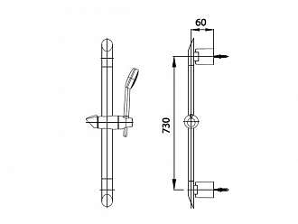 thanh-truot-sen-tam-cao-cap-cotto-ct0133