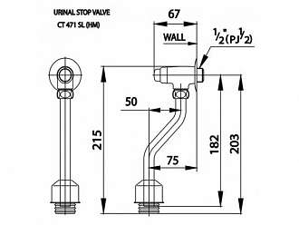 van-nhan-xa-tieu-nam-75mm-cotto-ct471sl-hm