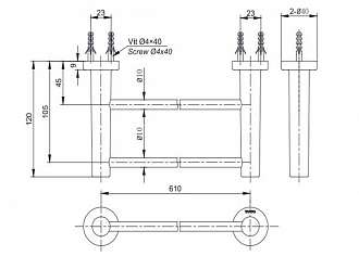 thanh-vat-khan-doi-610mm-toto-yt406w6v