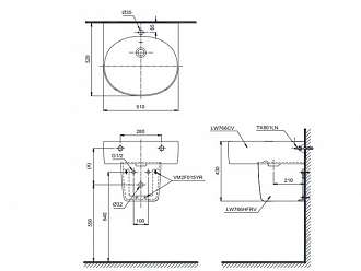 bon-lavabo-rua-mat-treo-tuong-chan-ngan-toto-lht766cr