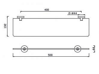 ke-guong-phong-tam-500mm-american-standard-k-2801-50-n
